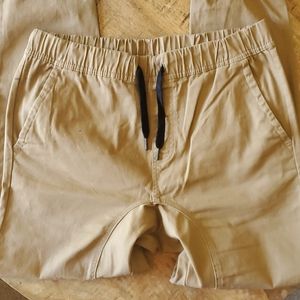 Mens Stretch Khaki Joggers